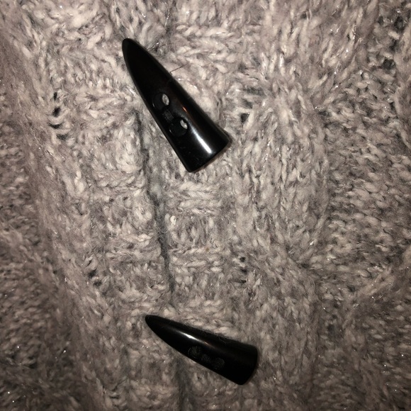 Decree Gray Long Cardigan Sweater with Shawl Collar, new or lightly used X-Large - Picture 4 of 13